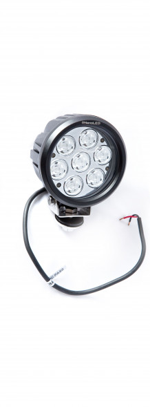 Фара светодиодная NANOLED 70W, круглая, 7 LED CREE X-ML, Широкий луч, D150*85 мм