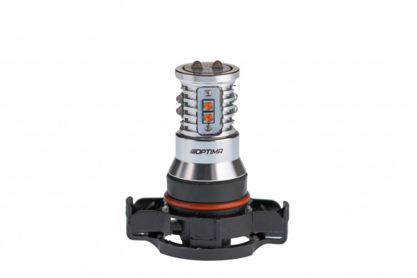 Светодиодная лампа PSY24W Optima MINI-CREE, YELLOW, CAN, CREE XB-D*10, 2800K, 12-24V, (PG20/4), 1 лампа