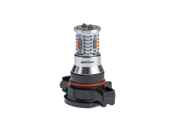 Светодиодная лампа PSY24W Optima MINI-CREE, YELLOW, CAN, CREE XB-D*10, 2800K, 12-24V, (PG20/4), 1 лампа