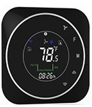 Комнатный термостат с WiFi, FHP-6000LW, Котёл/Тепловой насос, корпус черный., Экран Черный