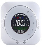 Комнатный термостат с WiFi, FHP-6000LW-W, Котёл/Тепловой насос, корпус белый., Экран Черный