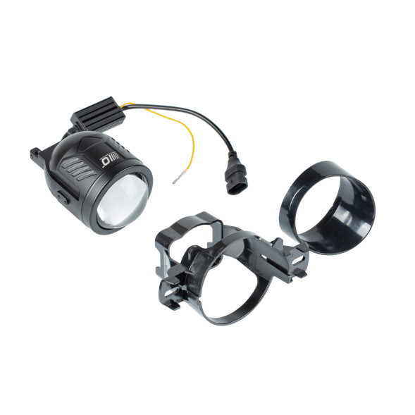 Светодиодная би-линза дополнительного света OPTIMA Bi-LED PTF LIGHT, крепление Nissan, 3,0″, 40Вт/50Вт, комплект 2 шт.