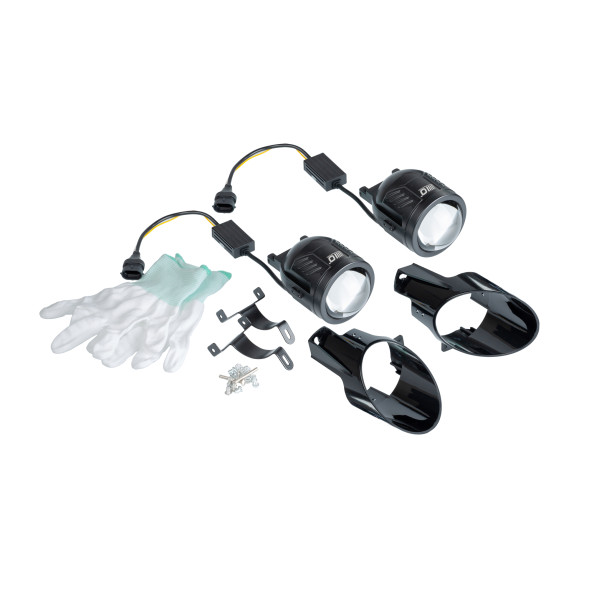 Светодиодная би-линза дополнительного света OPTIMA Bi-LED PTF LIGHT, крепление Volkswagen Passat B6, 3,0″, 40Вт/50Вт, комплект 2 шт.