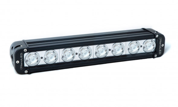 Фара светодиодная NANOLED 80W, 8 LED CREE X-ML, узкий луч, 355*64,5*93 мм
