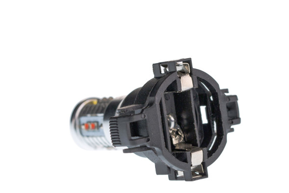 Светодиодная лампа PY24W Optima MINI-CREE, YELLOW, CAN, CREE XB-D*10, 2800K, 12-24V, (PG20/4), 1 лампа