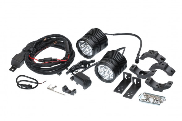 Фары светодиодные NANOLED STREET&amp;FOREST SF330-SET, 30W*2, 6 LED, 2 фары, корпус черный, с проводкой