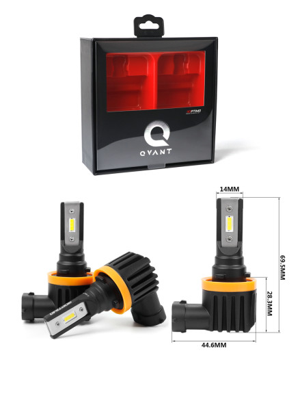Светодиодные лампы H11 Optima LED QVANT, 12-24V, 2 лампы