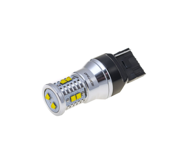 Светодиодная лампа 7440 Optima MINI-CREE, CAN, CREE XB-D*10, 5500K, 12-24V, (W3X16g), 1 лампа