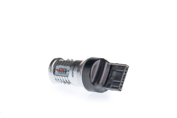 Светодиодная лампа 7440 Optima MINI-CREE, RED, CAN, CREE XB-D*10, 1800K, 12-24V, (W3X16g), 1 лампа
