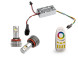 Светодиодный маркер (Подсветка колец) Angel Eyes E92 RGB Optima Premium H8, CREE, 60W, комплект с пультом