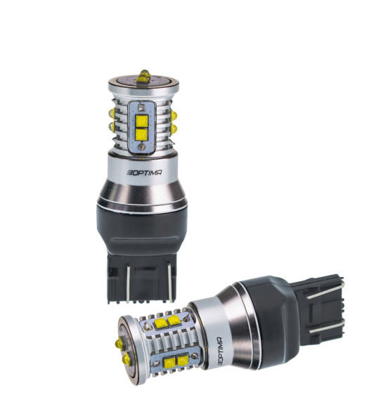 Светодиодная лампа 7443 Optima MINI-CREE, CAN, CREE XB-D*10, 5500K, 12-24V, (W3X16g), двухконтактная, 1 лампа