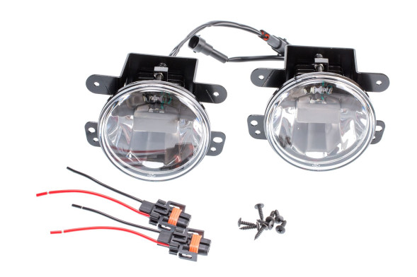 Светодиодная противотуманная фара OPTIMA LED FOG LIGHT 675 Jeep/Dodge 100мм, 6W, 5500K, 12-24V, комплект 2шт