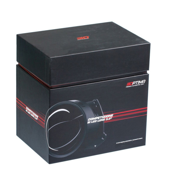 Светодиодная линза Optima Premium Bi-LED Lens Competizione 5100K, 3.0", 24V, Комплект 2 шт.