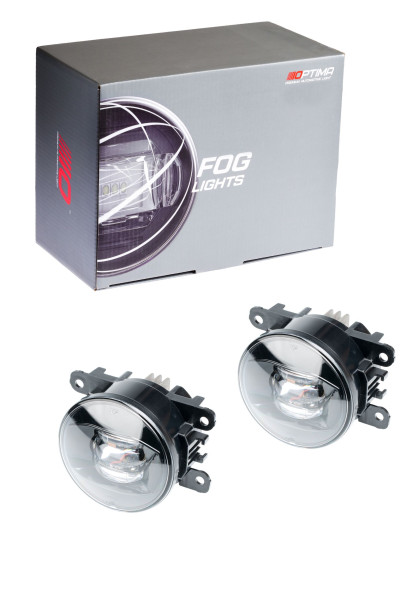Светодиодная противотуманная фара OPTIMA LED FOG LIGHT 198 Nissan/Honda 90мм, 9W, 5500K, 12V-24V, комплект 2шт