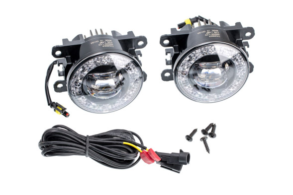 Светодиодная противотуманная фара OPTIMA LED FOG LIGHT 998 Nissan/Honda 90мм, 9W/2W, 5500K, 9-18V, комплект 2шт