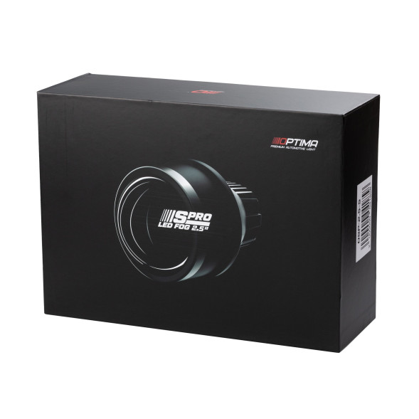Светодиодная линза противотуманного света Optima LED FOG Lens S-PRO 2,8", 5500K, Комплект 2 шт.