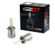 Светодиодные лампы D2 Optima LED Turbine GT, чип 7535, White, 9-32V, IP68, 2шт МиниТурбина, Циркуляция  внутри фары