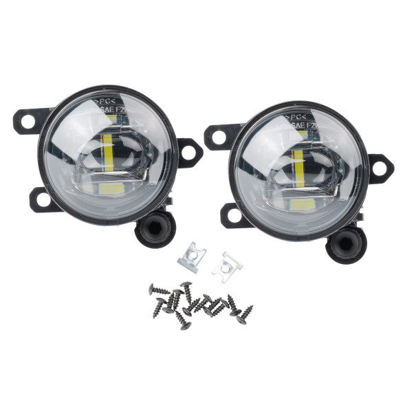 Светодиодная противотуманная фара OPTIMA LED FOG LIGHT 7800 Nissan / Ford 70мм, 12W, 5500K, 12V, комплект 2шт