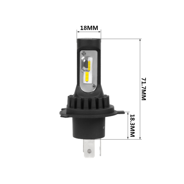 Светодиодные лампы H4 Optima LED QVANT,12-24V, 2 лампы