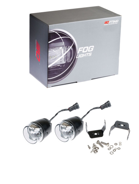 Светодиодная противотуманная фара OPTIMA LED FOG LIGHT 1275 Универсальная 70мм, 9W, 5500K, 9-32V, комплект 2шт