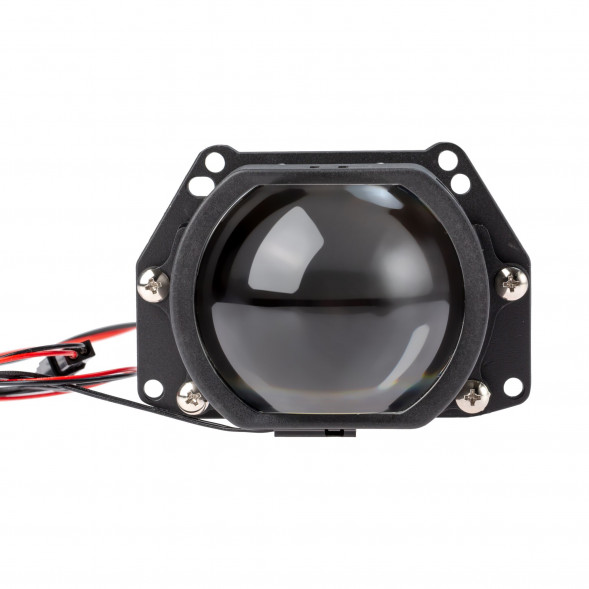 Светодиодная линза Optima Premium Bi-LED Lens, Series Reflector Technology (SRT), Double Chip FLAT 3.0&quot;, 5500К, Комплект 2 шт.