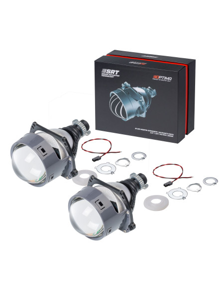 Светодиодная линза Optima Premium Bi-LED Lens, Series Reflector Technology, 3.0", 5000К, Комплект 2  шт.