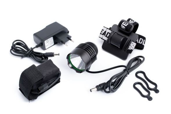Фара велосипеда Ultra Fire PRO-H01BLACK, 1LED, 1200 Lm, CREE X-ML2 T6 10W
