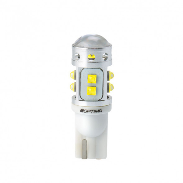 Светодиодная лампа W5W / T10 Optima MINI-CREE, 50W, CREE XB-D*6, 5500K, 12-24V, 1 лампа