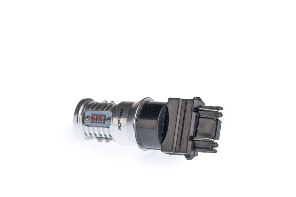 Светодиодная лампа 3157 Optima MINI-CREE, RED, CAN, CREE XB-D*10, 1800K, 12-24V, двухконтактная, 1 лампа