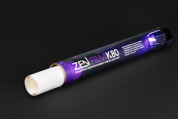 Пленка полиуретановая для защиты фар ZEN TPU-K80H, прозрачная, толщина 190Мкм, размер 1.52*0,3м