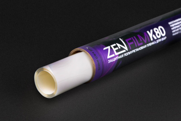 Пленка полиуретановая для защиты фар ZEN TPU-K80H, прозрачная, толщина 190Мкм, размер 1.52*0,3м