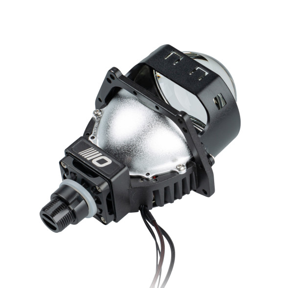 Светодиодная линза Optima Premium TRI-LED Lens, Impression Drive FLAT, 3.0", 6000К+4500К, 3 чипа, 3 отражателя, 12V, комплект 2 шт.