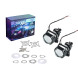 Светодиодная линза Optima Premium TRI-LED Lens, Impression Drive FLAT, 3.0", 6000К+4500К, 3 чипа, 3 отражателя, 12V, комплект 2 шт.