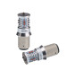 Светодиодная лампа P21/5W Optima MINI-CREE, RED, CAN, CREE XB-D*10, 1800K, 12-24V, (BAY15D), двухконтактная, 1 лам