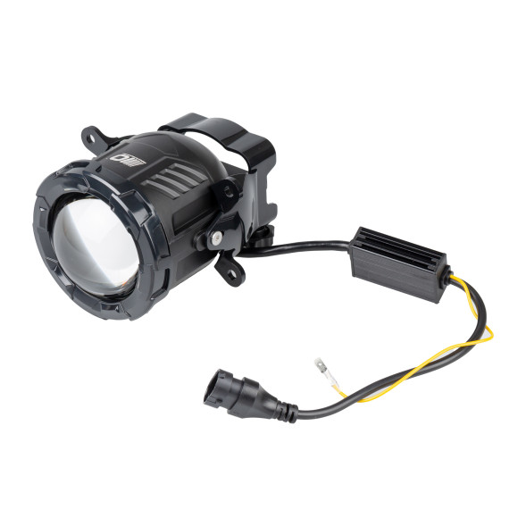 Светодиодная би-линза дополнительного света OPTIMA Bi-LED PTF LIGHT, крепление Valeo, 3,0″, 40Вт/50Вт, 6000K, комплект 2 шт.