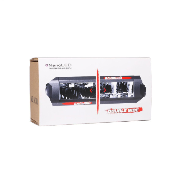 Фара светодиодная NANOLED DOUBLE SIDE, ближний или дальний свет 40W, 4 LED, 5000K, 154*58*41 мм