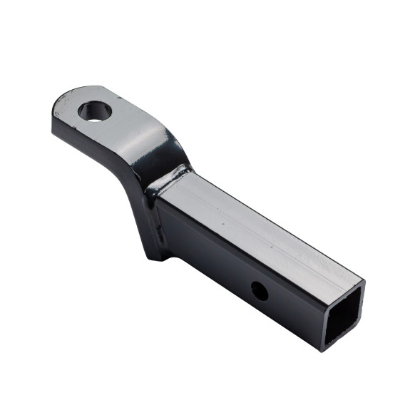 Насадка фаркопа понижение 1/2" (11мм) / подъем 5/8" (16мм) без шара, квадратный профиль, длина вставки (хвоставика) 6" (151мм) Black