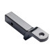 Насадка фаркопа понижение 1/2" (11мм) / подъем 5/8" (16мм) без шара, квадратный профиль, длина вставки (хвоставика) 6" (151мм) Black