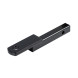 Насадка фаркопа понижение 1/2" (11мм) / подъем 5/8" (16мм) без шара, квадратный профиль, длина вставки (хвоставика) 6" (151мм) Black