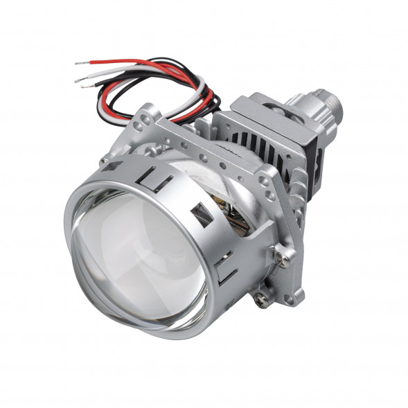 Светодиодная линза Optima Premium Bi-LED Lens, Series Reflector Technology (SRT), Double Chip COMPACT 3.0&quot;, 6000К,  Комплект 2  шт.