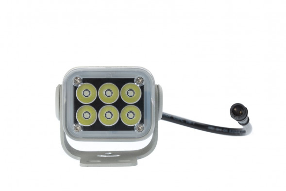 Фара светодиодная NANOLED STREET&amp;FOREST SF315, 25W, 6 LED,  корпус серый, крепеж на трубу 30-54мм