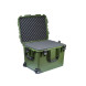 Кейс пластиковый OffRoadTeam Серия-Element AIR модель EL611565 ЗЕЛЁНЫЙ, внутренние размеры 526*386*380мм, IP65, с колесами