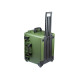 Кейс пластиковый OffRoadTeam Серия-Element AIR модель EL611565 ЗЕЛЁНЫЙ, внутренние размеры 526*386*380мм, IP65, с колесами