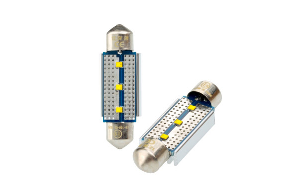 Светодиодная лампа Festoon 39mm Optima Premium PHILIPS, CAN, white, 12V, T10*39mm (SV 8,5-8), 1 лампа