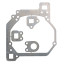 Переходные рамки Hyundai Terracan HP 2001-2007 для установки модулей Optima Bi-LED с креплением Hella 3R/5R вместо штатных модулей