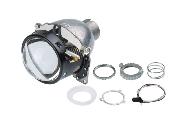 Би-Линза Optima Q7 Lens 3.0", круглый модуль под лампу D2S, без бленды