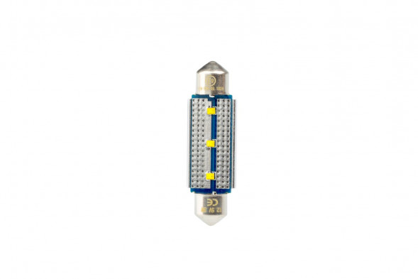Светодиодная лампа Festoon 42mm Optima Premium PHILIPS, CAN, white, 12V, T10*42mm (SV 8,5), 1 лампа