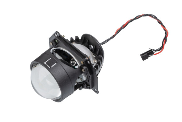 Светодиодная линза Optima Premium Bi-LED Lens, Series Reflector Technology (SRT), Double Chip 2.5", 5500К, Комплект 2 шт. Первая версия - болшой корпус