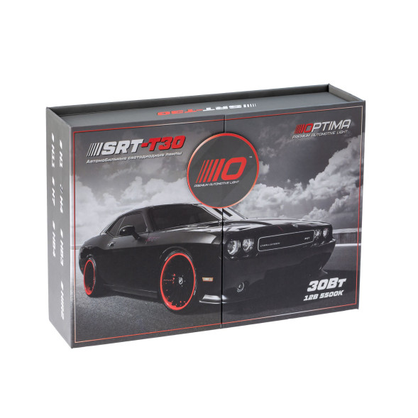 Светодиодные лампы H4 Optima Premium LED SRT-T30, 30W, 12V, 5500K, 2800lm, комплект 2 шт.
