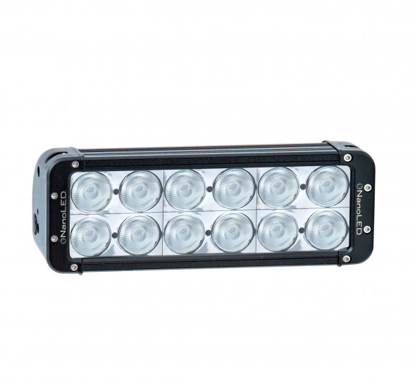 Фара светодиодная NANOLED 120W, 12LED CREE X-ML, в два ряда, широкий луч, мм 276*100*93 мм